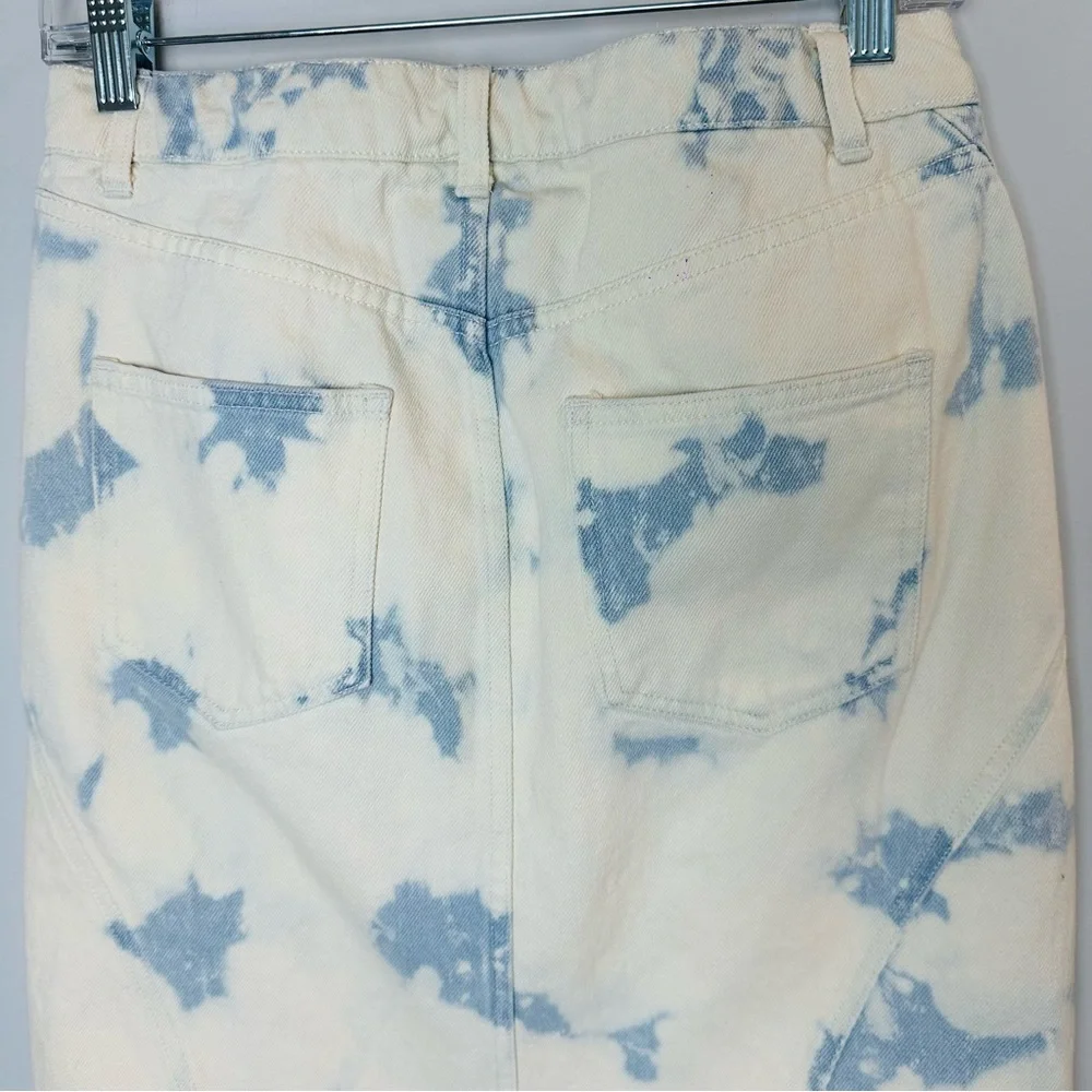 Future Collective Women's High-Rise Midi Denim Skirt Gabriella‎ Karefa 6. C68